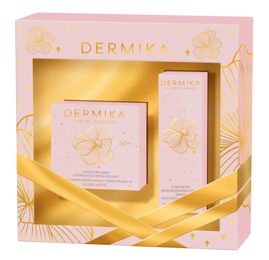 obrazek 1 Dermika Luxury Placenta 50+ Zestaw kosmetyków do twarzy