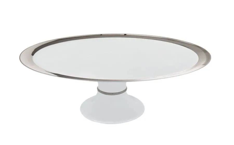 obrazek 1 Ładna porcelanowa patera z dodatkiem platyny do jadalni
