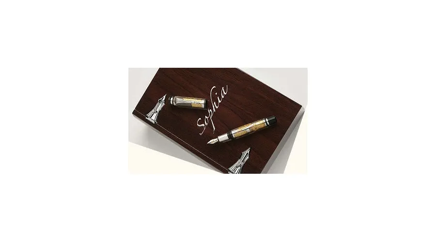 picture 2 Hand Engraved Silver Rollerball Pen - Sophia by Montegrappa