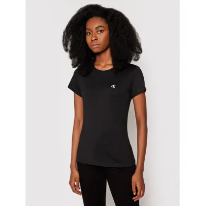 Zdjęcie Calvin Klein Jeans T-Shirt J20J212883 Czarny Regular Fit