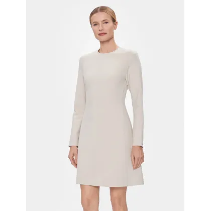Zdjęcie Calvin Klein Sukienka codzienna Hw Viscose Fit & Flare Dress K20K206336 Beżowy Regular Fit