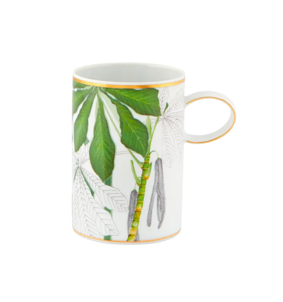 obrazek 1 Stylowy porcelanowy kubek Amazōnia z motywem inspirowanym roślinnością Amazonii - Vista Alegre