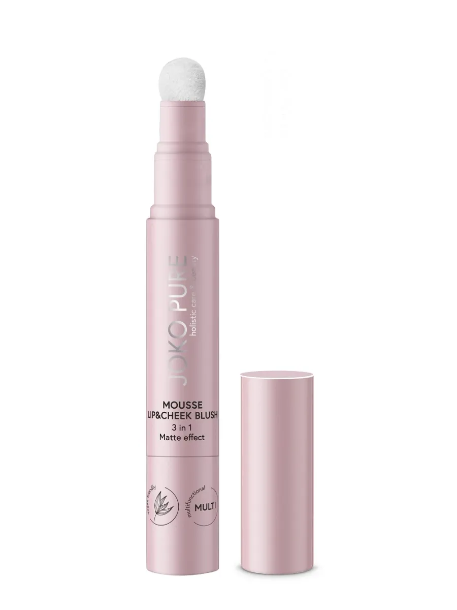 obrazek 1 Joko Pure Mousse Lip & Cheek Blush Róż w kremie 01