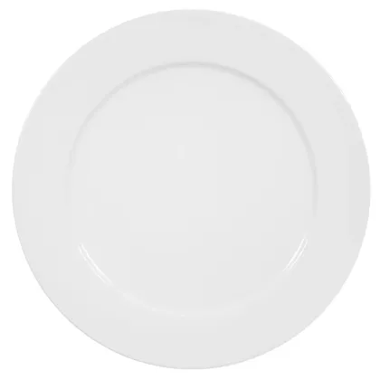 Zdjęcie Duży płaski okrągły talerz 30 cm o nowoczesnym kształcie - Seltmann Weiden