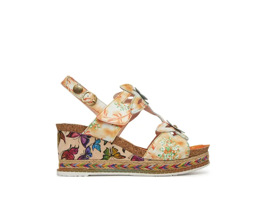 obrazek 1 Laura Vita Sandały Hacdeo 21 Pomarańczowy