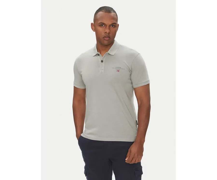 obrazek 1 Napapijri Polo Elbas NP0A4GB4 Szary Regular Fit