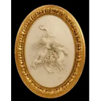 Zdjęcie Aniołki z winogronami - porcelanowa ozdoba do salonu