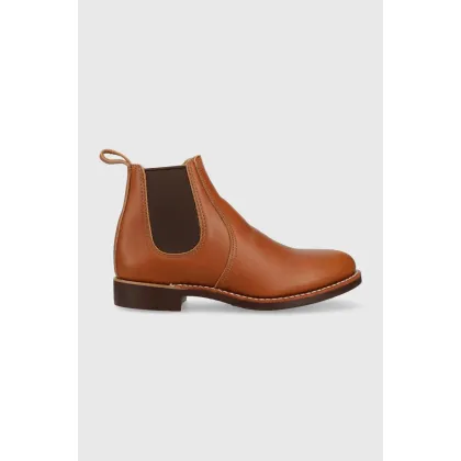 Zdjęcie Red Wing sztyblety skórzane kobiece kolor brązowy 3456.