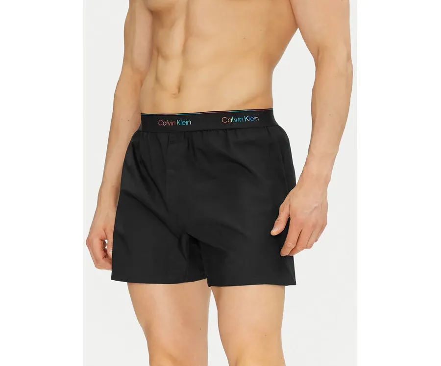 obrazek 1 Calvin Klein Underwear Szorty piżamowe LV00NM2879 Czarny Regular Fit