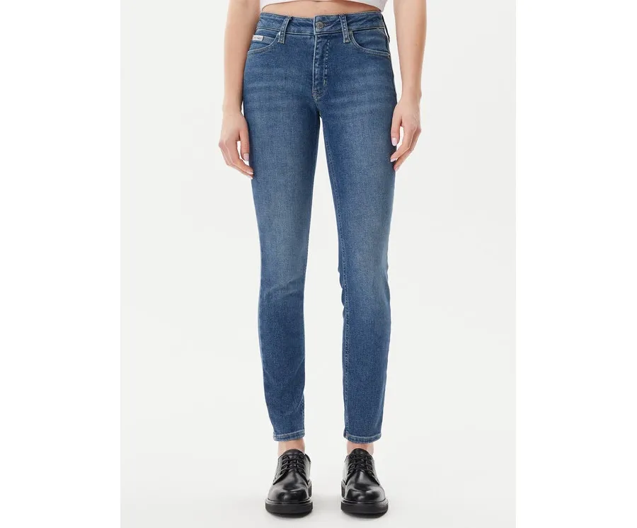 obrazek 1 Calvin Klein Jeans Jeansy J20J225121 Granatowy Skinny Fit