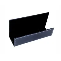 Zdjęcie Skórzane etui na koperty z logo firmowym idealne na biurko