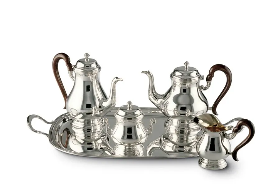 picture 1 Silver, beautiful cofeee/tea set