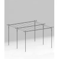 Picture Stylish free-standing pergola Solaire 376×268 cm with a flat roof