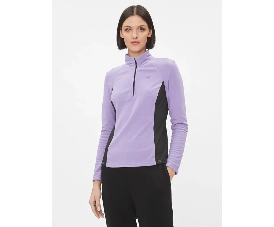 obrazek 1 4F Bielizna termoaktywna górna 4FAW23UFLEF032 Fioletowy Slim Fit