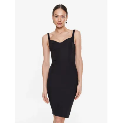 Zdjęcie Elisabetta Franchi Sukienka koktajlowa AB-325-31E2-V360 Czarny Slim Fit