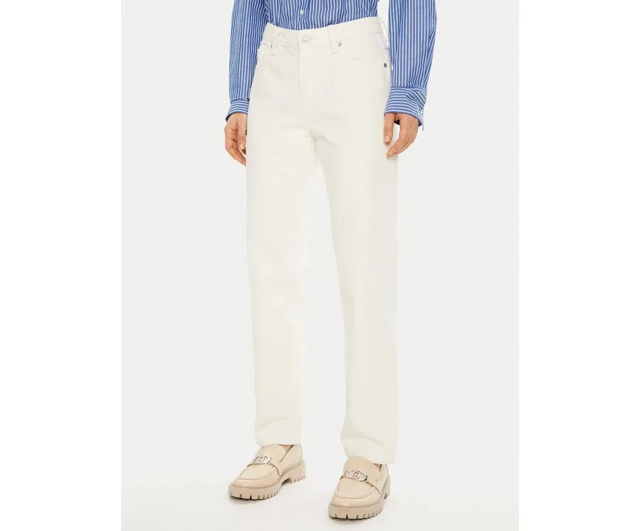 obrazek 1 Tommy Hilfiger Jeansy WW0WW44331 Biały Regular Fit