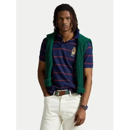 Zdjęcie Polo Ralph Lauren Polo 710971839001 Granatowy Custom Slim Fit