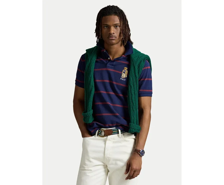 obrazek 1 Polo Ralph Lauren Polo 710971839001 Granatowy Custom Slim Fit