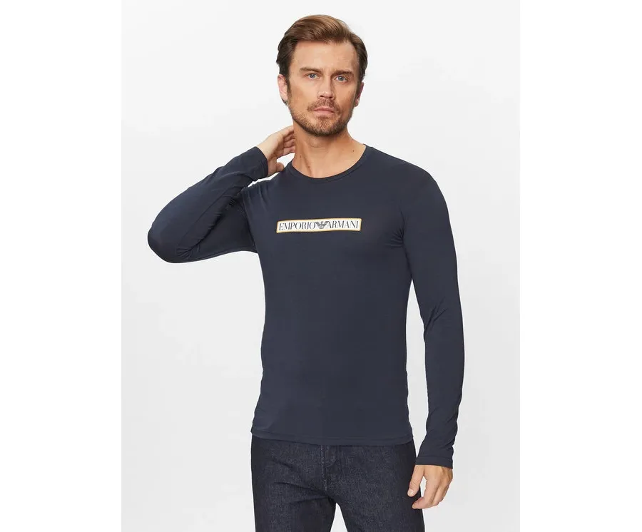 obrazek 1 Emporio Armani Underwear Longsleeve 111023 3F517 00135 Granatowy Regular Fit