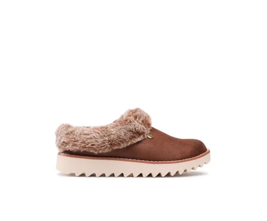 obrazek 1 Skechers Kapcie BOBS Winter Rock 113423/BRN Brązowy