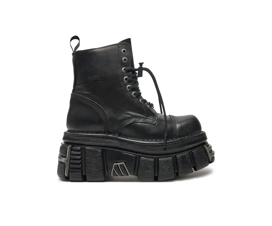 obrazek 1 NEW ROCK Glany M-NEWMILI083-S37 Czarny