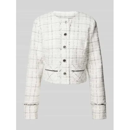 Zdjęcie Żakiet ze wzorem w kratę model ‘SOFIA’