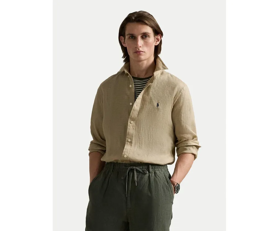 obrazek 1 Polo Ralph Lauren Koszula 710968915003 Beżowy Slim Fit