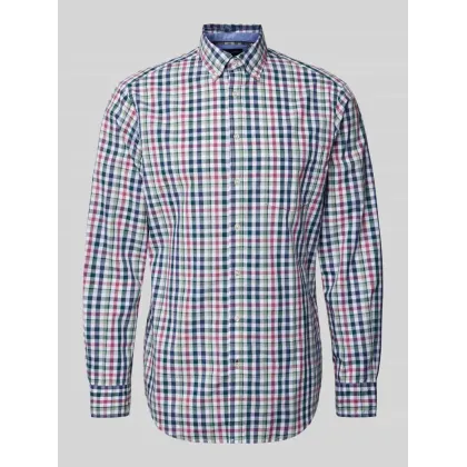 Zdjęcie Koszula casualowa o kroju regular fit z kołnierzykiem typu button down