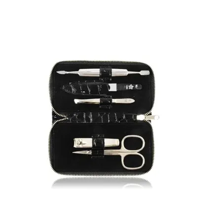 Zdjęcie Pfeilring Basic schwarzes Krokoleder Zestaw do manicure 1 szt.