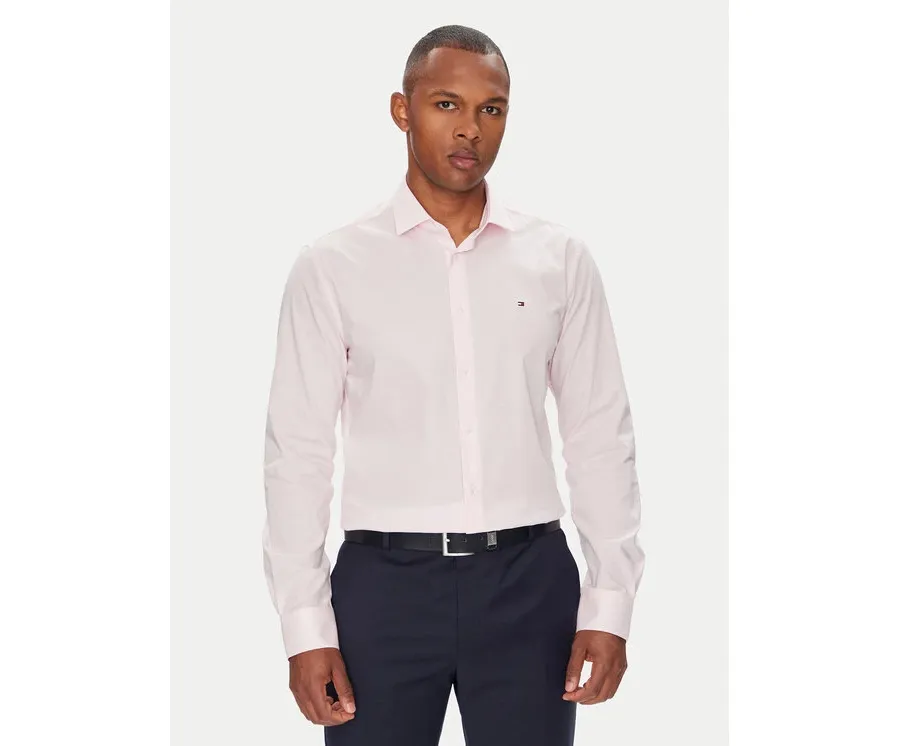 obrazek 1 Tommy Hilfiger Koszula MW0MW38347 Różowy Slim Fit