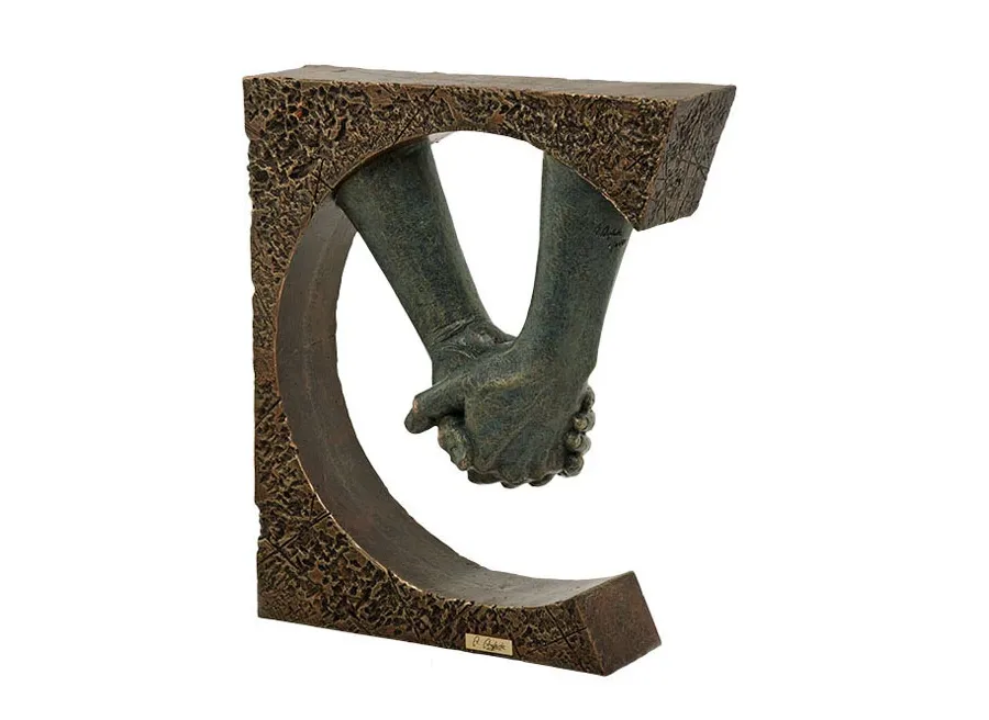 picture 1 Charming luxury statue - clasped hands