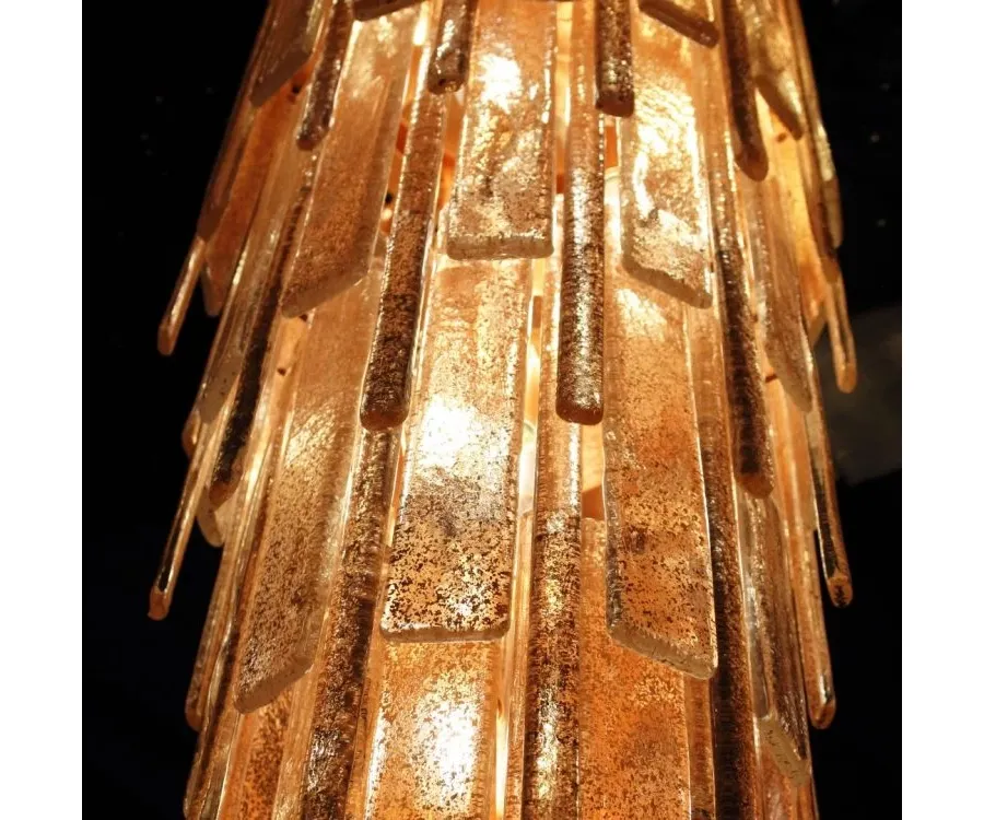 obrazek 7 Lusksusowa włoska szklana lampa sufitowa - szkło murano wykonane ręcznie
