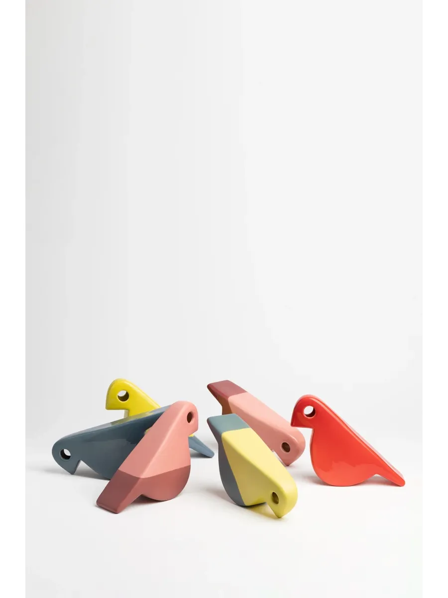 obrazek 2 Klasyczna włoska ceramiczna figurka ptaka - Design Alvino Bagni