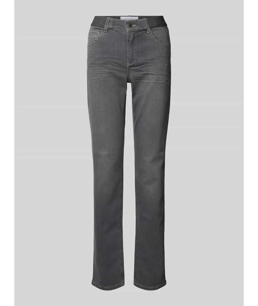 obrazek 1 Jeansy z elastycznym pasem model ‘CICI SPORTY’