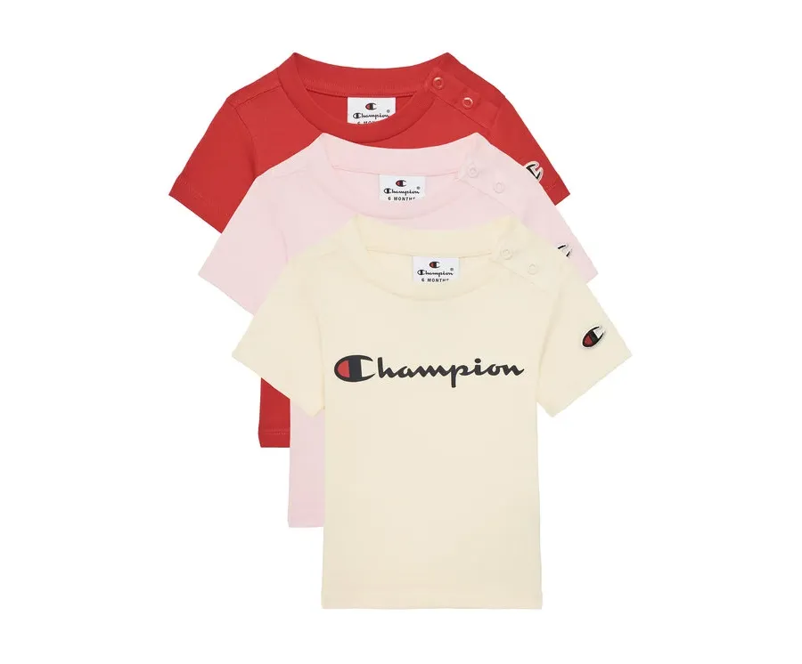obrazek 1 Champion Komplet 3 t-shirtów 306900 Kolorowy Regular Fit
