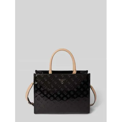 Zdjęcie Torba tote z fakturowanym wzorem z logo model ‘ARNELA’