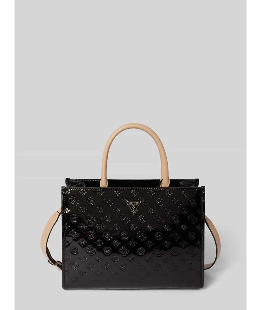 obrazek 1 Torba tote z fakturowanym wzorem z logo model ‘ARNELA’