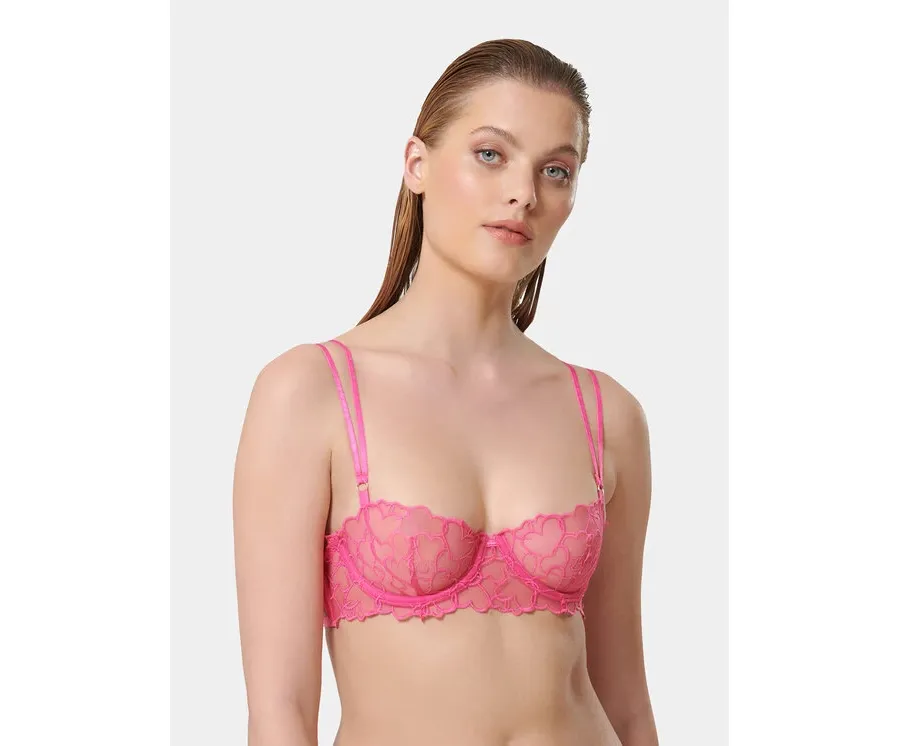 obrazek 1 Bluebella Biustonosz z fiszbiną Valentina 42231 Różowy
