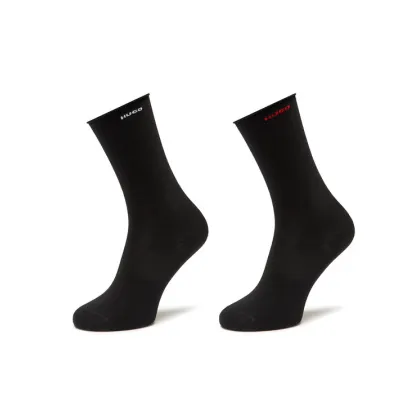 Zdjęcie Hugo Skarpety wysokie damskie 50491674 Czarny HUGO