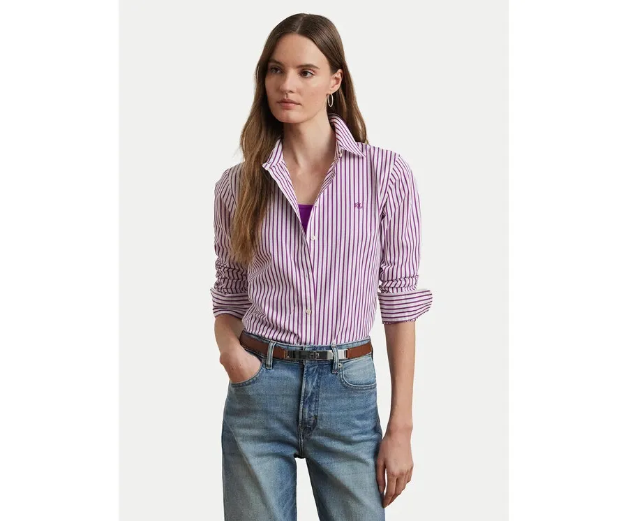 obrazek 1 LAUREN RALPH LAUREN Koszula 200970764001 Fioletowy Classic Fit