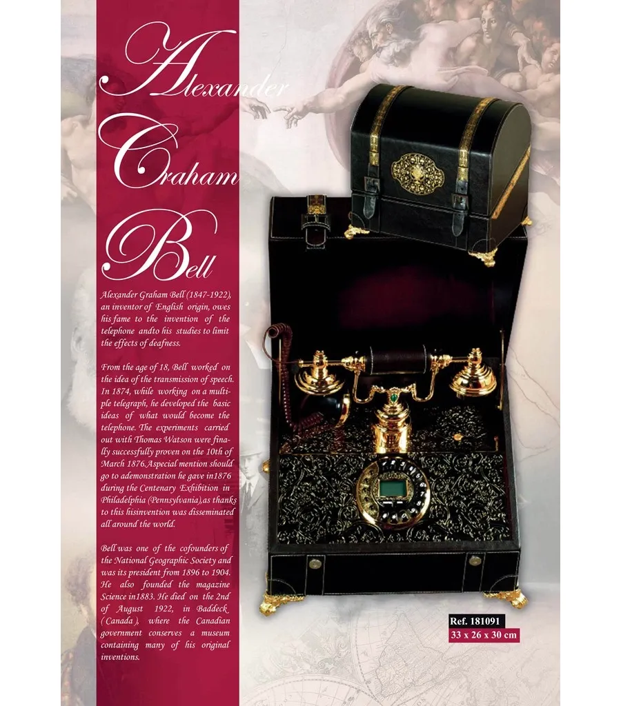 obrazek 1 Ozdoba na biurko - telefon Alexander Graham Bell