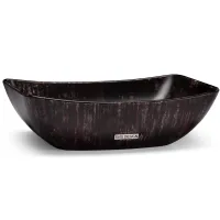 Picture Prestigious washbasin 50 cm VIRGO BASIC – BLACKSMITH, black and red, matte varnish