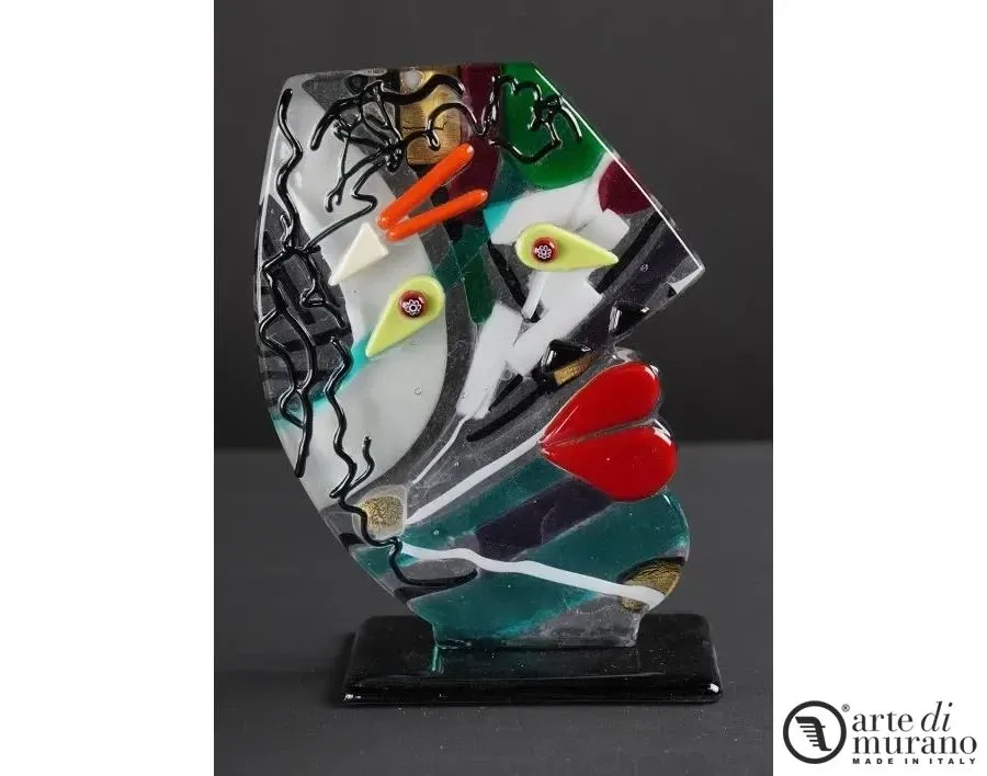 obrazek 1 Gustowna rzeźbaPicasso Pop Art Abstrakcyjne szkło Murano