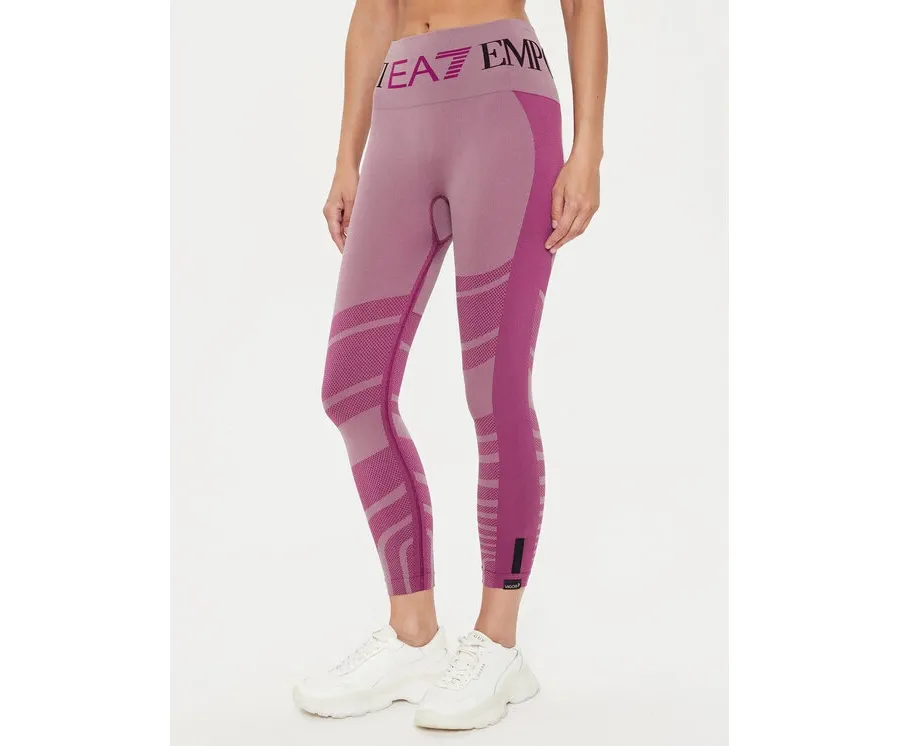 obrazek 1 EA7 Emporio Armani Legginsy 6DTP51 TJDGZ 2305 Różowy Slim Fit