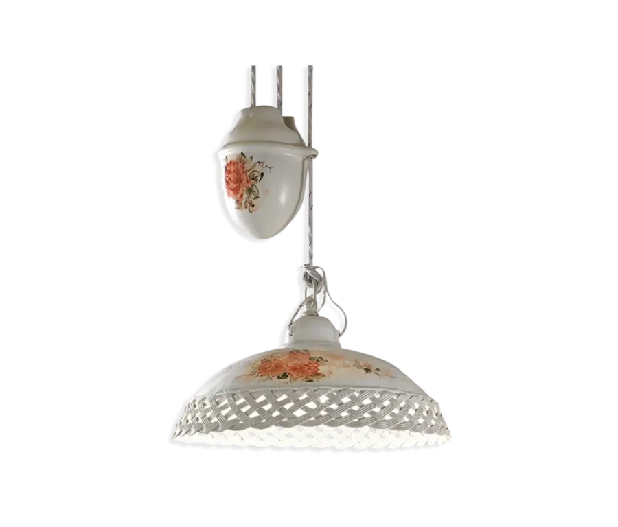obrazek 1 Piękna włoska lampa wisząca Verona w stylu klasycznym