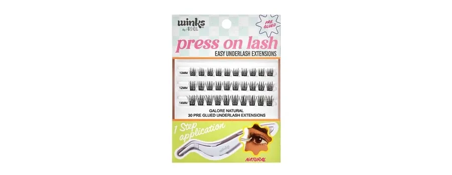 obrazek 1 Ardell Winks Press On Lash Natural underlash extentions Rzęsy 1 szt. Schwarz