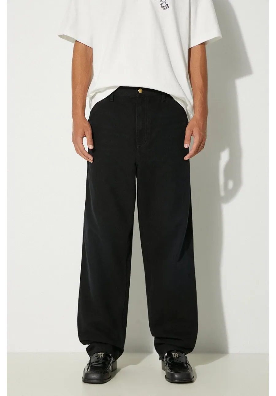 obrazek 1 Carhartt WIP spodnie bawełniane Simple Pant kolor czarny proste I031220.893K