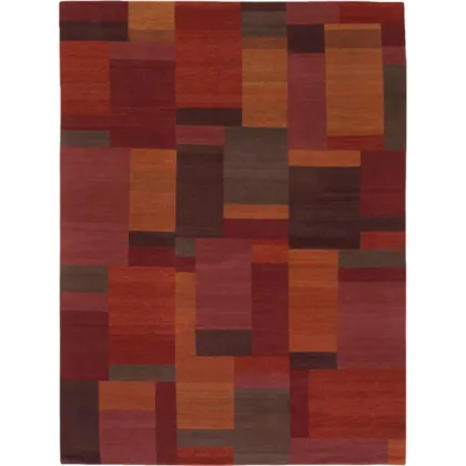 Picture Red carpet made of Himalayan wool - Odegard Carpets