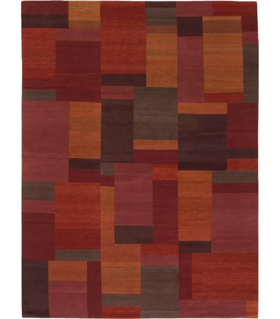 obrazek 1 Czerwony dywan z wełny himalajskiej Odegard Carpets