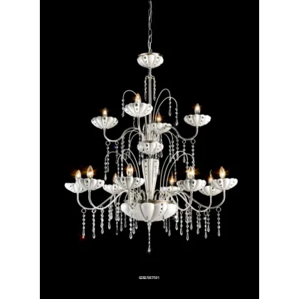 Zdjęcie Onieśmielający żyrandol z włoskiej ceramiki Ceramiche Stella